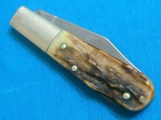 STAG JA HENCKELS HK14S BAREHEAD BARLOW FOLDING JACK POCKET KNIFE KNIVES OLD