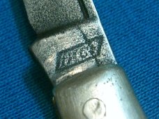 IKCO IMPERIAL KNIFE CO VINTAGE FOLDING POCKET KNIVES OLD FISHTAIL BOWTIE CANDY STRIPE ANTIQUE