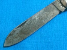 VINTAGE IKCO USA IMPERIAL KNIFE CO ORANGE DEPUTY SHERIFF FOLDING POCKET WATCH FOB KNIFE KNIVES OLD