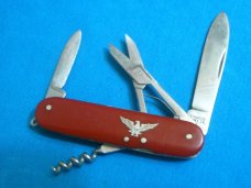 VINTAGE SYRACUSE KNIFE CO 855 POLAND SAK SWISS ARMY STYLE CAMP FOLDING POCKET KNIVES OLD