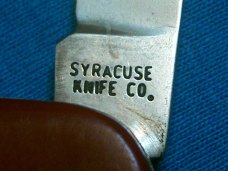 VINTAGE SYRACUSE KNIFE CO 855 POLAND SAK SWISS ARMY STYLE CAMP FOLDING POCKET KNIVES OLD
