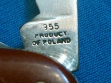 VINTAGE SYRACUSE KNIFE CO 855 POLAND SAK SWISS ARMY STYLE CAMP FOLDING POCKET KNIVES OLD