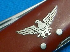 VINTAGE SYRACUSE KNIFE CO 855 POLAND SAK SWISS ARMY STYLE CAMP FOLDING POCKET KNIVES OLD