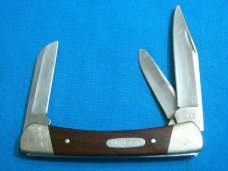 VINTAGE BUCK 701 V USA BRONCO FOLDING POCKET PEN JACK STOCKMAN WHITTLER KNIFE KNIVES OLD
