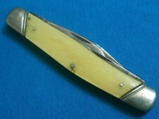 VINTAGE KUTMASTER UTICA USA STOCKMAN CATTLEMANS FOLDING POCKET KNIFE KNIVES OLD