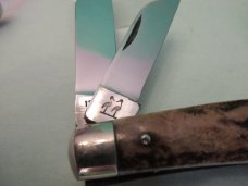 Kissing Crane Robt  Klass Stag Handle Large Stockman Pattern # 1235XIV