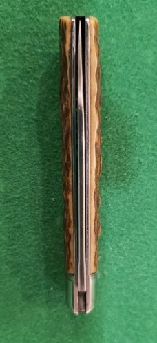 3 1/2" Old Custom Made Knife, Premium Stag! 
