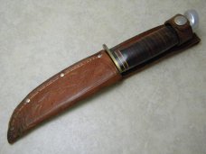 Western Boulder Colo USA Fixed Blade Sheath Knife