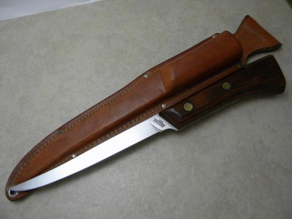 Western USA S-W766 Fixed Blade Fish Filet Sheath Knife
