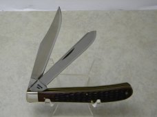 Case XX USA 9 Dot Delrin 62048 Razor Edge Slimline Trapper Farmers Jack Knife