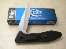 Colt CT-31-BS Police Positive Half Serrated lockback Knife NIB