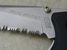 Colt CT-31-BS Police Positive Half Serrated lockback Knife NIB