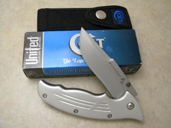 Colt CT-25 Python Aluminum Linerlock Knife w/Pouch NIB