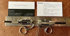 Vintage Miniature Keychain Switchblade Pen, Marked Hong Kong, Original Packaging, Unused  