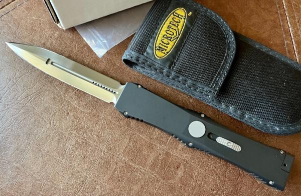 Rare Sterile Microtech Nemesis I From 1998 Out The Front (OTF) Switchblade Knife, Unused 