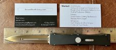 Rare Sterile Microtech Nemesis I From 1998 Out The Front (OTF) Switchblade Knife, Unused 