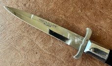 Rare Rizzuto Estileto Milano Mustache Guards Rectangle Bolster Switchblade Knife 