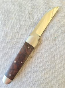 John Travers..UK Maker..FREMONT Homage..Desert Ironwood..14C28N...3 5/8" closed..pocket slip 