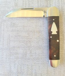 John Travers..UK Maker..FREMONT Homage..Desert Ironwood..14C28N...3 5/8" closed..pocket slip 