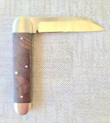 John Travers..UK Maker..FREMONT Homage..Desert Ironwood..14C28N...3 5/8" closed..pocket slip 