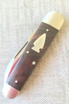 John Travers..UK Maker..FREMONT Homage..Desert Ironwood..14C28N...3 5/8" closed..pocket slip 