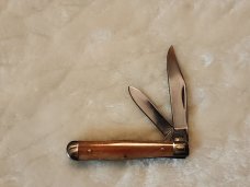 CASE XX U.S.A. 6225 1/2 SR SMOOTH ROSE BONE 2 BLADE COKE BOTTLE 1980 "MINT"