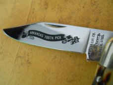 Vintage Parker Arkansas Toothpick Lock Back Whittler Knife 