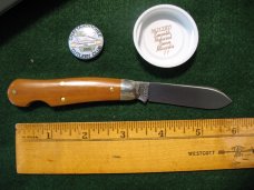 great eastern Tidioute cutlery smooth natural linen micarta # 562123 EO