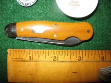 great eastern Tidioute cutlery smooth natural linen micarta # 562123 EO