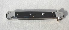 NEW A.G.A. CAMPOLIN 11" MALTESE AFRICAN EBONY WOOD NICKEL SILVER BOLSTERS, BOX