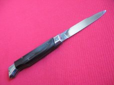 Vintage Italian INDIANA Slant Bolster HORN Switchblade Knife