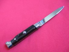 Vintage Italian INDIANA Slant Bolster HORN Switchblade Knife