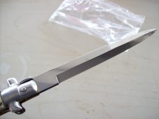Renzo Beltrame 11" Stiletto Automatic Swivel Bolster Honey Horn Handles Beauty!