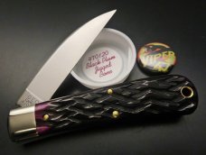 Great Eastern Cutlery #47 Viper Black Plum Jigged Bone GEC 470120