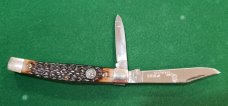 Vintage Queen #9105 USA, Two Blade Jack Knife ,Delrin handle, Q82