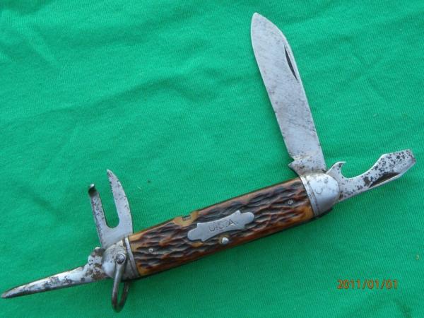 Camillus Cutlery Engineering knife 4 Line WWII Camillus Cutlery Engineering knife 4 Line WWII