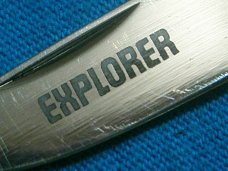 VINTAGE JAPAN EXPLORER 11-360 LOCKBACK FOLDER HUNTING SKINNING FOLDING POCKET KNIFE KNIVES OLD
