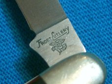 VINTAGE FROST FLYING FALCON LITTLE WRANGLER JAPAN STOCKMAN FOLDING PEN JACK POCKET KNIFE KNIVES OLD