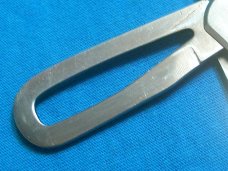 VINTAGE JAPAN SAILORS RIGGING ROPE FOLDING POCKET KNIFE KNIVES NAVY OLD