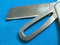 VINTAGE JAPAN SAILORS RIGGING ROPE FOLDING POCKET KNIFE KNIVES NAVY OLD