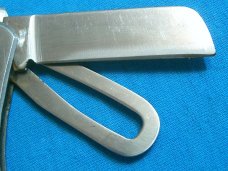 VINTAGE JAPAN SAILORS RIGGING ROPE FOLDING POCKET KNIFE KNIVES NAVY OLD