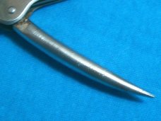 VINTAGE JAPAN SAILORS RIGGING ROPE FOLDING POCKET KNIFE KNIVES NAVY OLD
