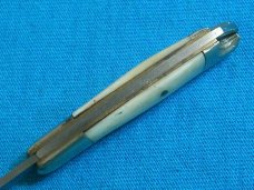 SMALL BONE JAPAN FLYING FALCON FOLDING RAZOR JACK POCKET WATCH FOB KEY CHAIN KNIFE KNIVES OLD