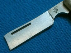 SMALL BONE JAPAN FLYING FALCON FOLDING RAZOR JACK POCKET WATCH FOB KEY CHAIN KNIFE KNIVES OLD