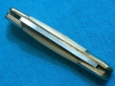 SMALL BONE JAPAN FLYING FALCON FOLDING RAZOR JACK POCKET WATCH FOB KEY CHAIN KNIFE KNIVES OLD