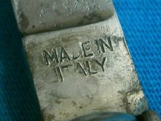 VINTAGE ITALY ITALIAN STILETTO LOCKBACK FOLDING JACK POCKET KNIFE KNIVES OLD