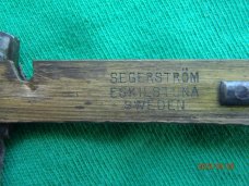 Carved Barrell Knife Segerstrom Eskilstuna Sweden