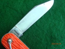Schrade Walden Orange Switchblade with Cutter