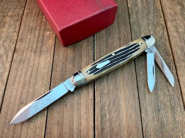Schatt and Morgan 3 1/4” Whittler Winterbottom Bone 1993 Schatt and Morgan 3 1/4” Whittler Winterbottom Bone 1993