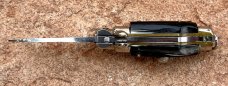 Miniature Switchblade Knife, Made In Italy, Underlined INOX Mark, Older Style, Imitation Horn